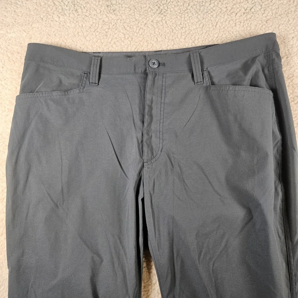 Eddie Bauer Tech Pants Men 36x30 Gray Stretch Hiking Outdoor Gorpcore C3053077